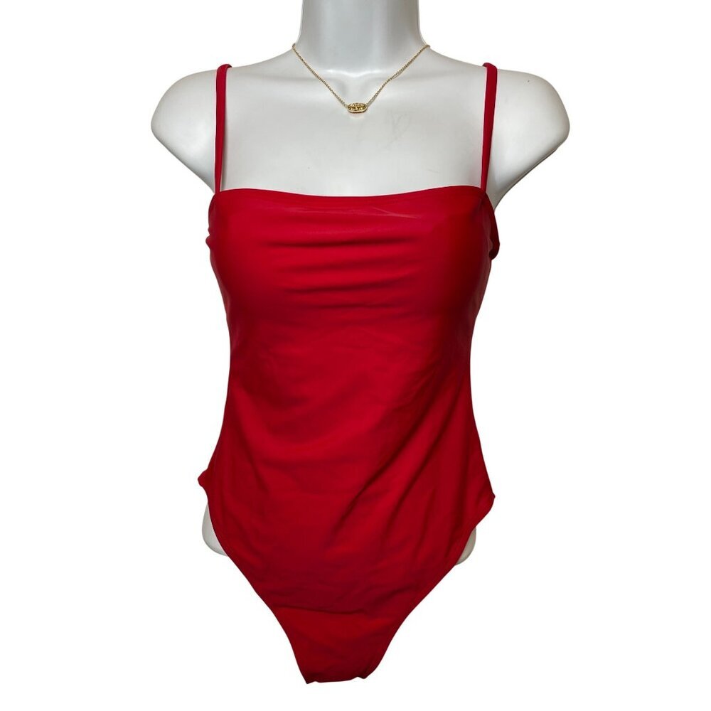 RELLECIGA‎ Women's Bandeau One Piece Swimsuit, Small, NWT